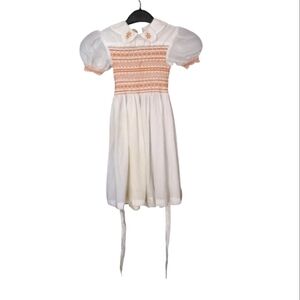 Handmade Smocked 30's Child's Dress